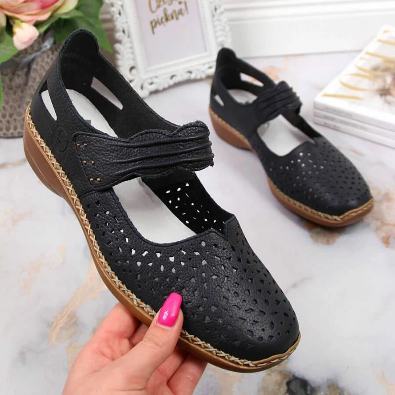 Këpucë për femra Rieker, blu marine