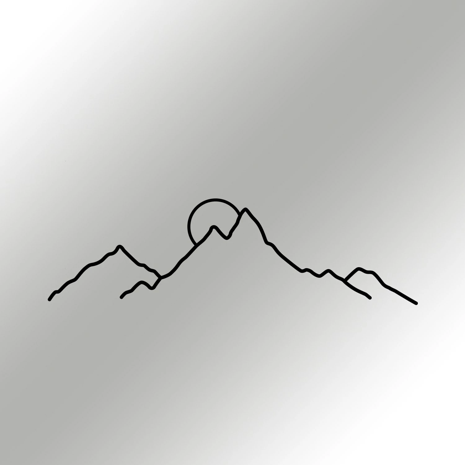 Aksesor dekorativ metalik për mur, Wallity Ayers, ngjyrë e zezë, 100x29cm
