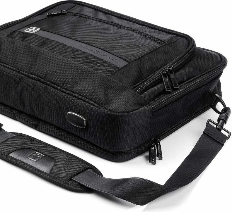 Çantë shpine Swissbags unisex, e zezë