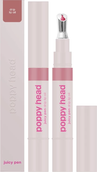 Vaj për buzë Poppy Head Juicy Pen 02 Berry Me për femra, 2.5g
