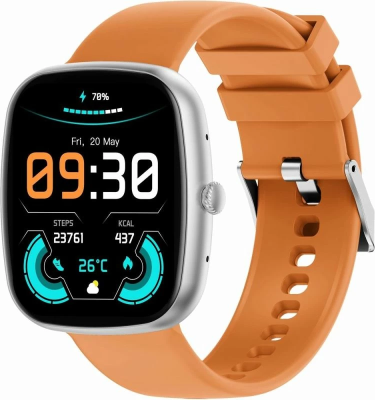 Smartwatch për meshkuj Gravity, portokalli