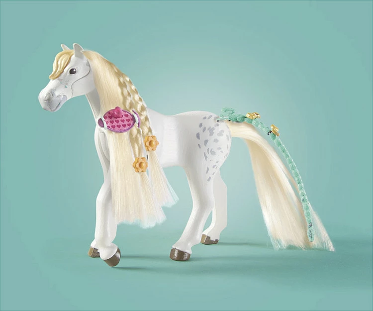 Set lodër Playmobil Horses of Waterfall 71354, stacion larjeje kuajsh, 86 copë, shumëngjyrësh
