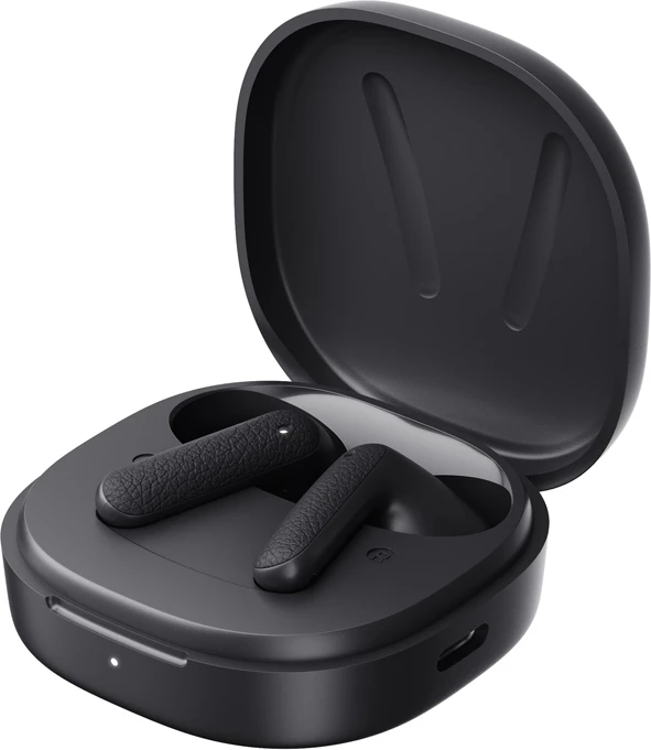 Kufje TWS QCY T41, Bluetooth 5.4, deri 35h me kuti, Low Latency 68 ms, IPX4, USB-C, të zeza