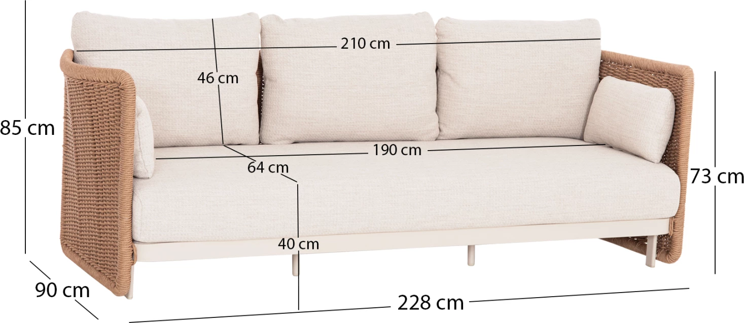 Set lounge 4 pjesë Destiny