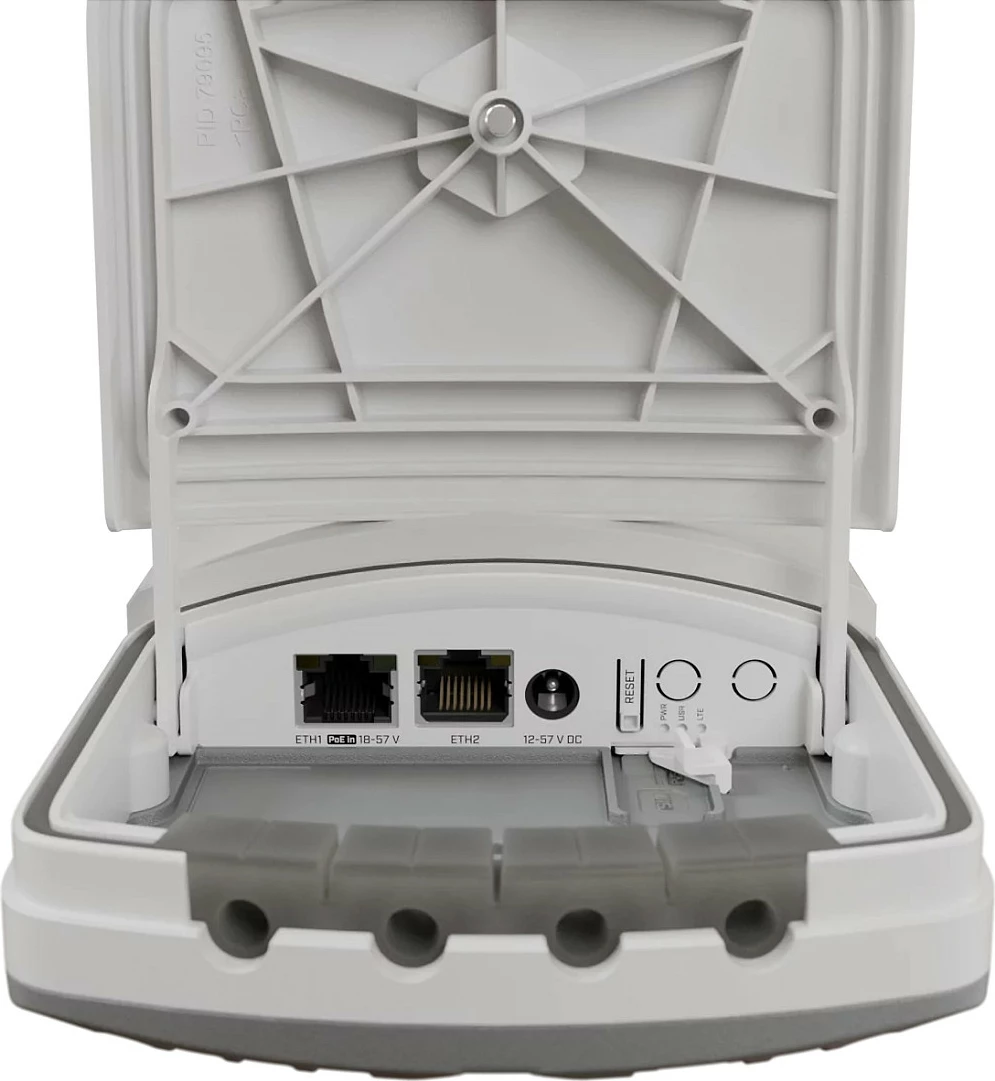 Access point MikroTik wAP ax LTE7 kit, Wi‑Fi 2.4/5GHz, 2x Gigabit LAN, LTE7, outdoor, i bardhë