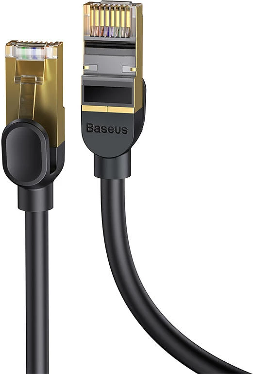 Kabllo rrjeti Baseus, RJ45 në RJ45, 8m, 10Gbps, e zezë