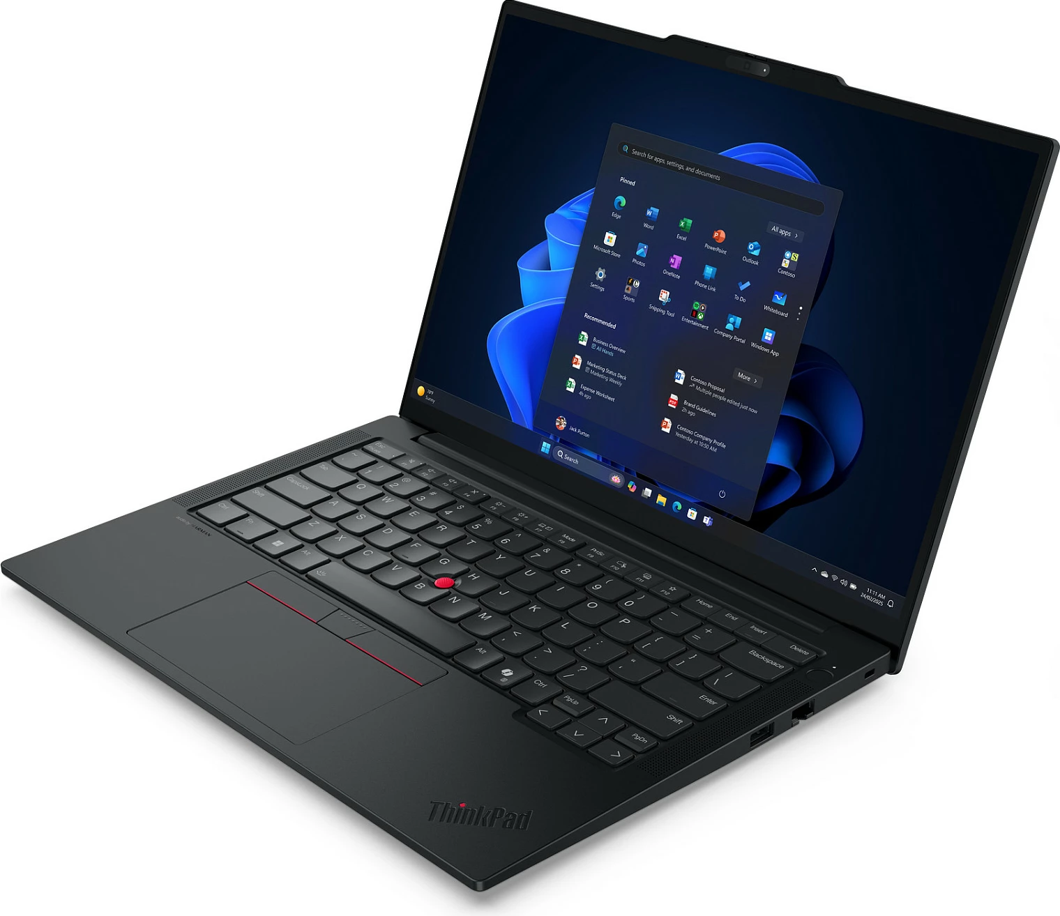 Laptop Lenovo ThinkPad E14 G7 21U2, Core Ultra 7 256V, 16GB RAM, 512GB SSD, 14" WUXGA, Windows 11 Pro, i zi
