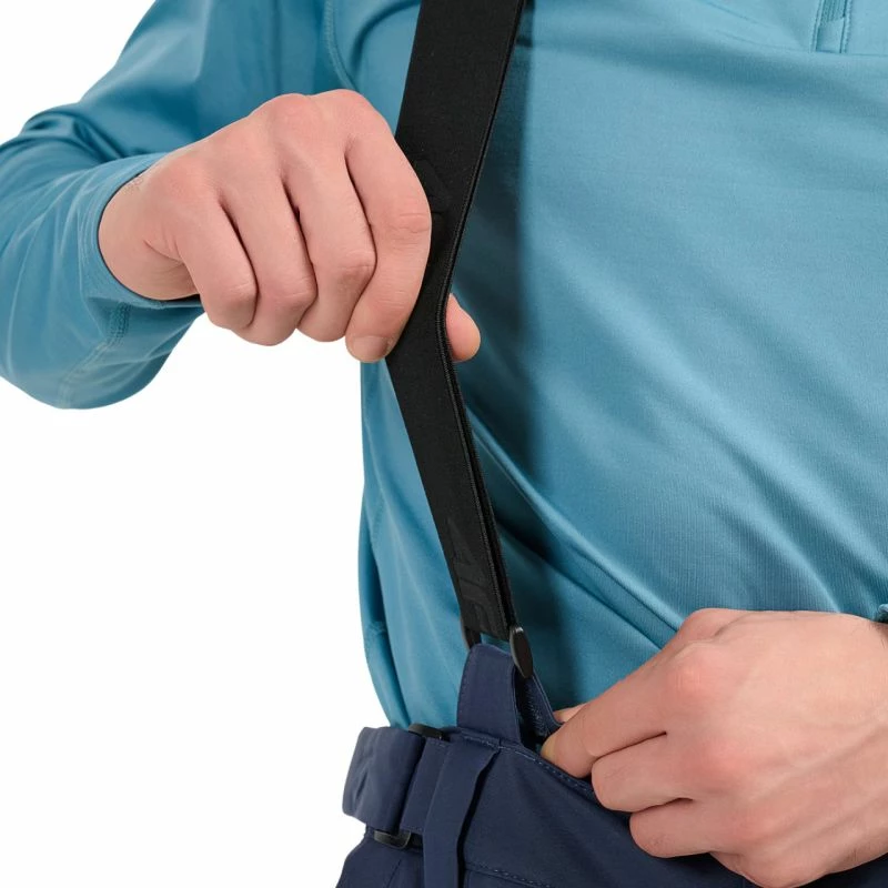 Pantallona skijimi për meshkuj 4f, të kaltërta