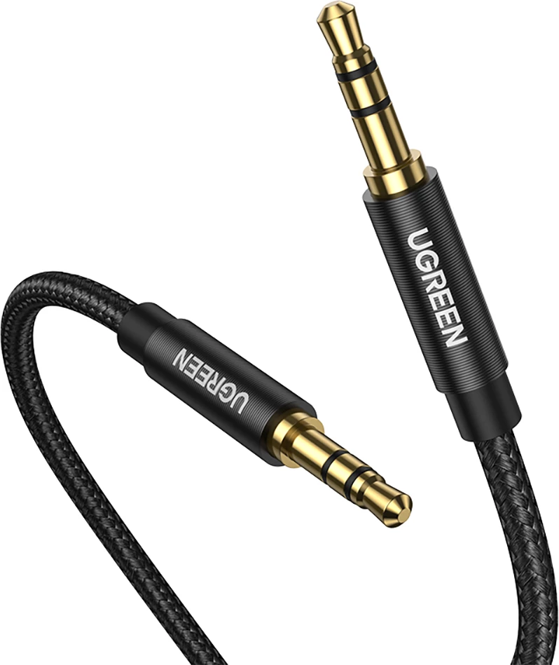 Kabllo audio AUX Ugreen AV112, 2m, mini jack 3.5mm, e zezë