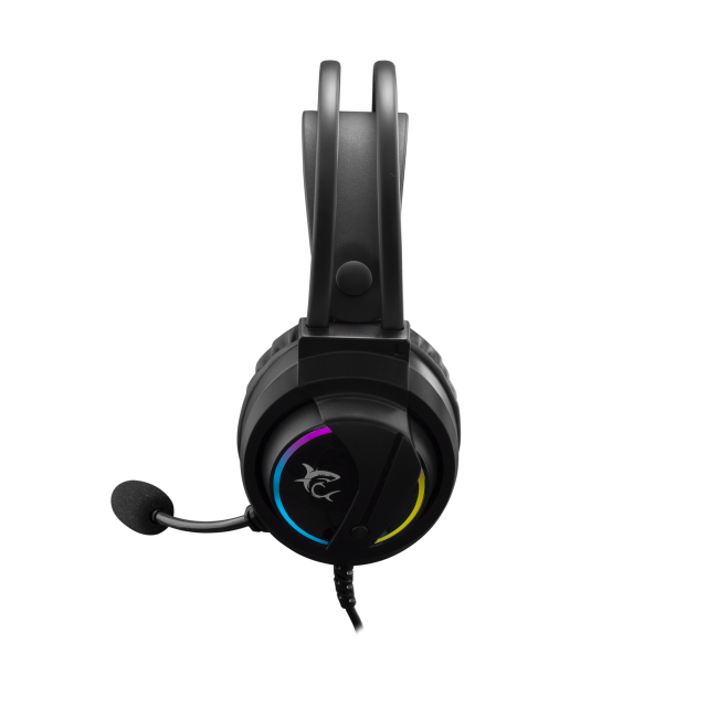 Kufje Gaming White Shark GH-2044 Wolf, ndriçim LED