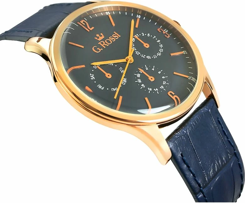 Orë dore meshkuj G.Rossi 10737A-6F3 me kuti