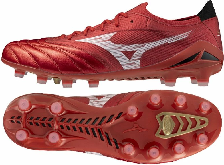 Atlete futbolli për meshkuj Mizuno, të kuqe [Madhësia: 40]