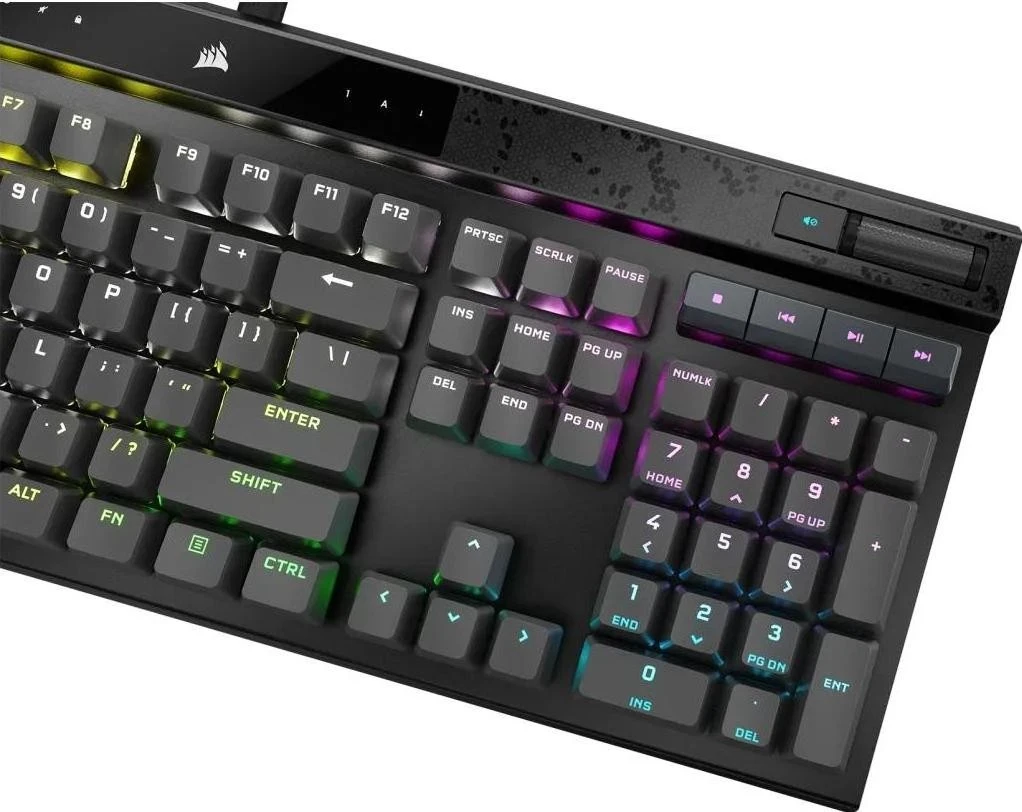 Tastierë Corsair K70 RGB PRO MAX, e zezë