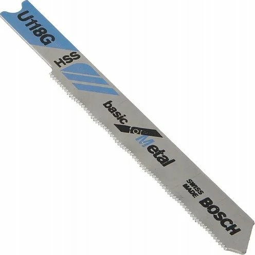 Teh sharrë dekupazhi Bosch U 118 G, 52 mm, HSS, për metal, 2 copë
