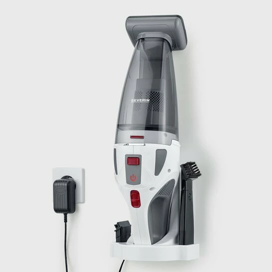 Fshesë me korrent pa kabllo Severin HV 7146 S'Power Wet&Dry, 18.5V, gri/kuqe/bardhë