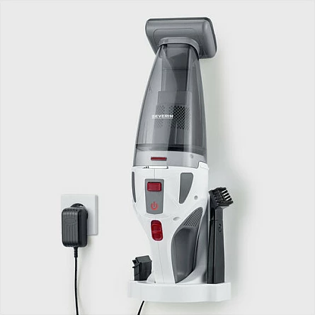 Fshesë me korrent pa kabllo Severin HV 7146 S'Power Wet&Dry, 18.5V, gri/kuqe/bardhë