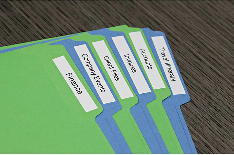 Shirit etiketime, Dymo D1 43613 S0720780, 12 mm x 7 m, poliester, e zezë mbi të bardhë