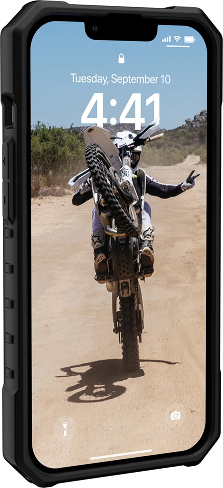 Mbështjellës UAG Pathfinder MagSafe për iPhone 14 Plus, i gjelbër