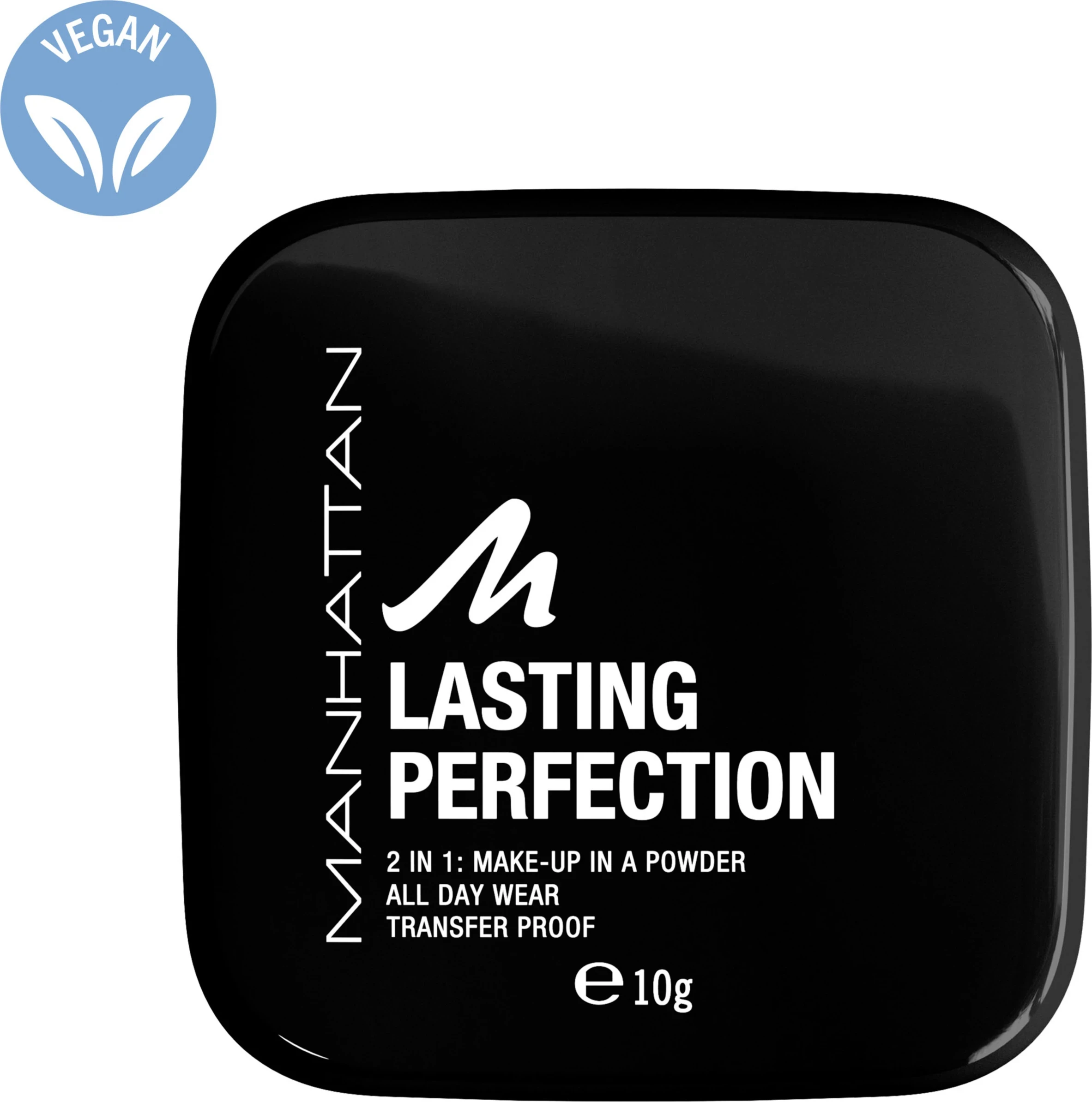 Pudër për fytyrë Manhattan, Lasting Perfection 2 In 1, 005 Ivory, 10g