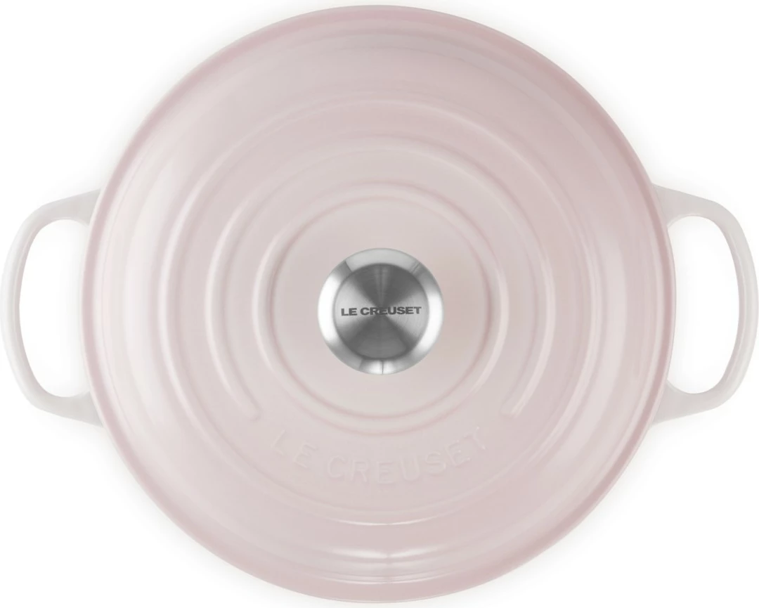 Enë gatimi Le Creuset Signature Gourmet-Profitopf 26 cm, 2.2L, gize, rozë