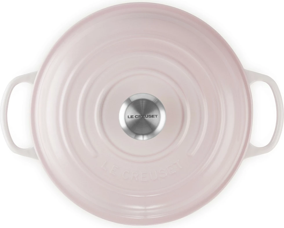 Enë gatimi Le Creuset Signature Gourmet-Profitopf 26 cm, 2.2L, gize, rozë