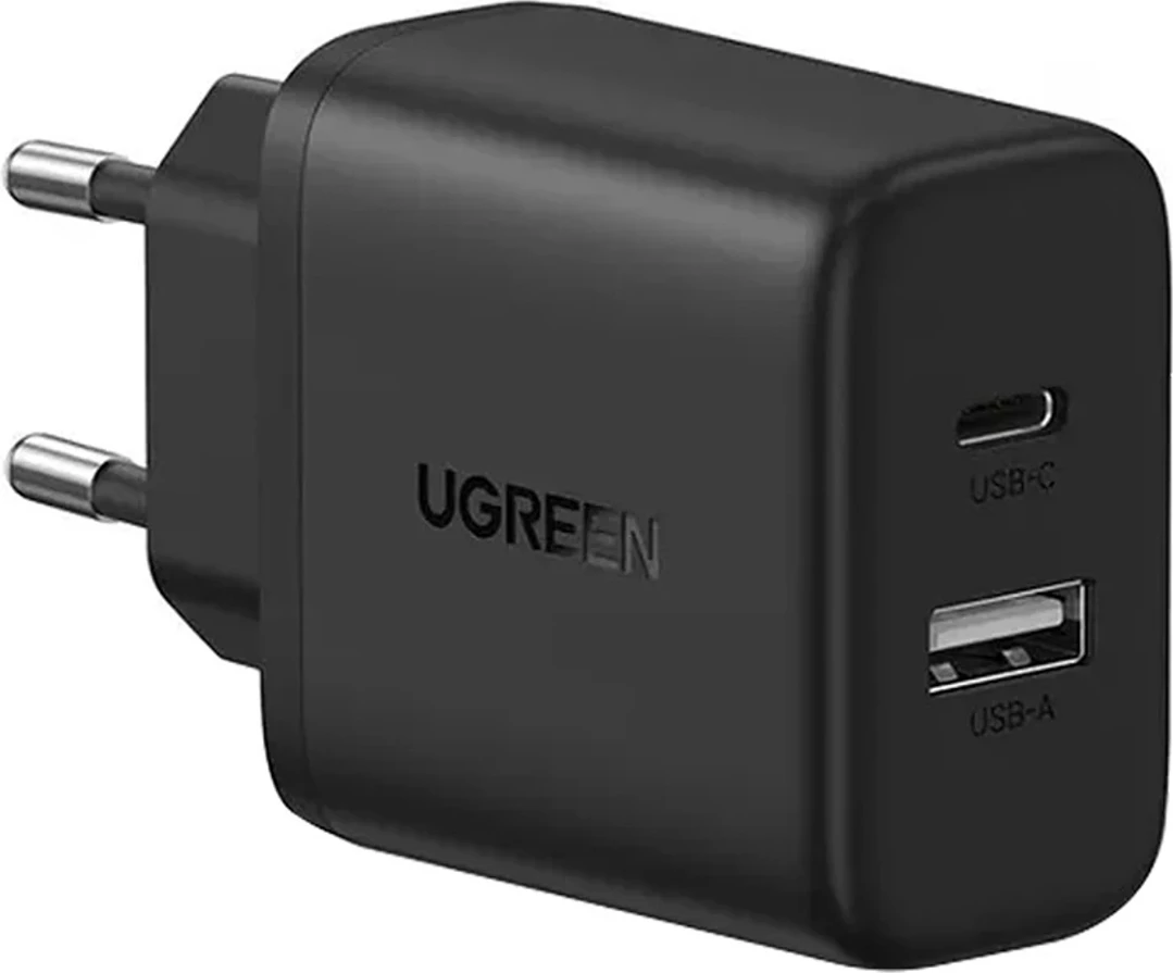 Karikues muri Ugreen X227 GaN, 20W, 1x USB-A, 1x USB-C, i zi