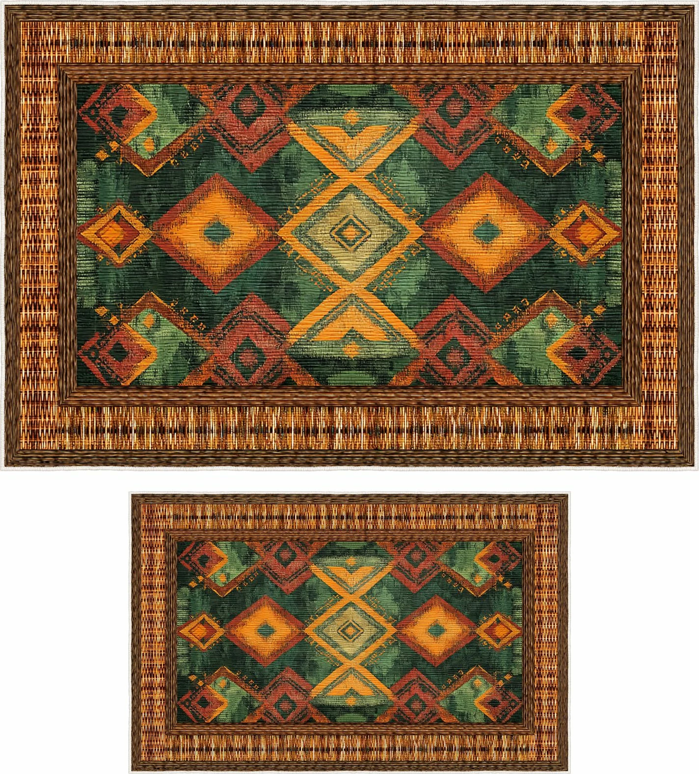 Set tapetash për banjo (2 copë), Mijolnir, Asr16, ngjyrë e gjelbër