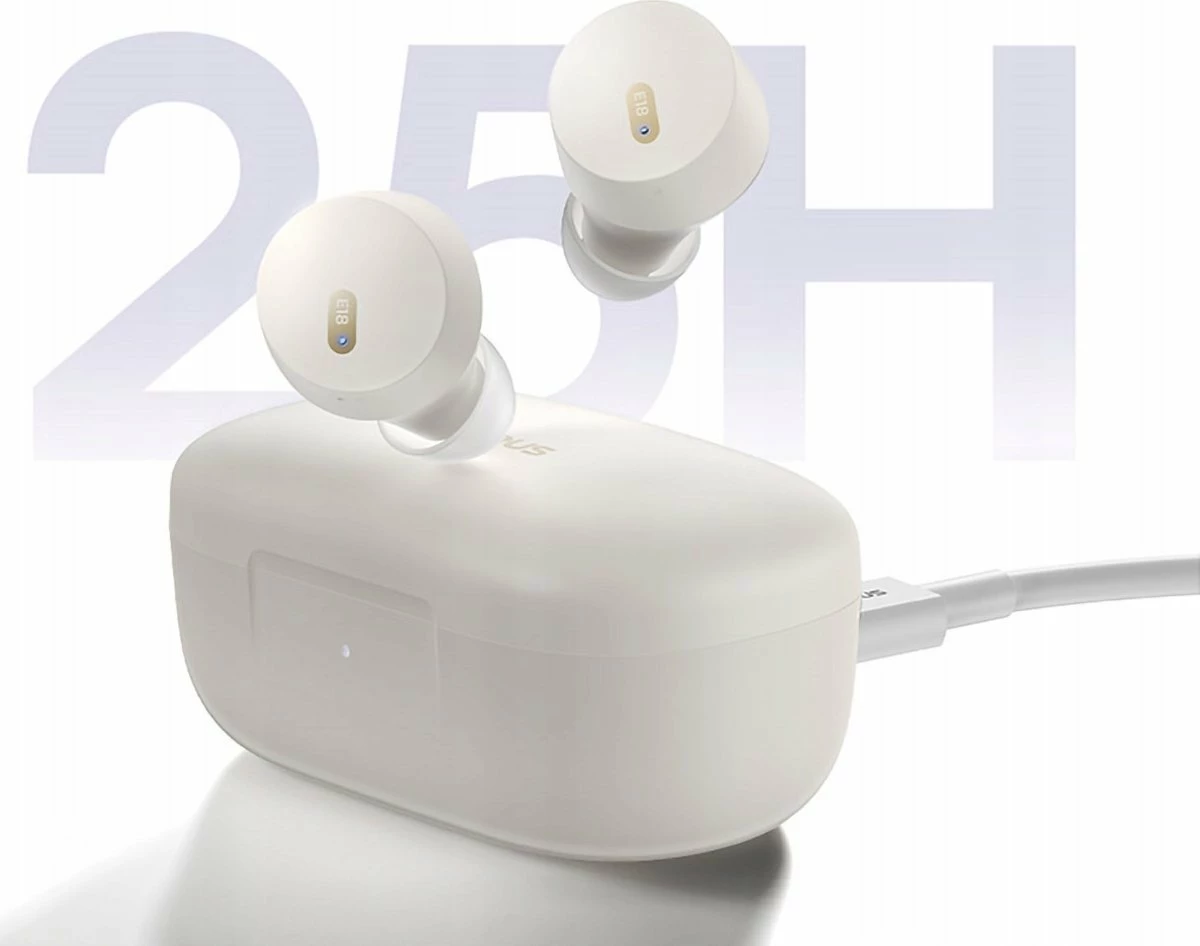 Kufje Baseus Bowie E18 TWS Bluetooth 5.3, ENC, IPX4, 25h, USB-C, të bardha