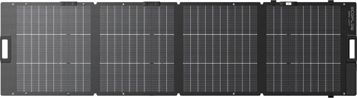 Panel solar EcoFlow 220W Lightweight Portable, palosshëm, XT60, IP68, i zi