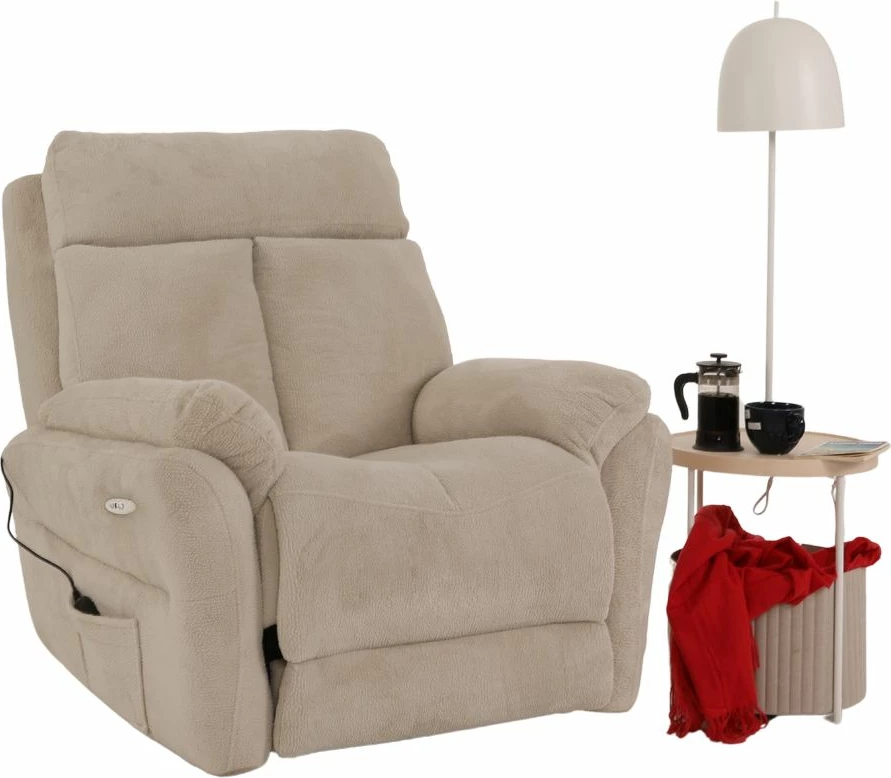 Karrige relaksuese elektrike Comfera, krem, Atelier del Sofa