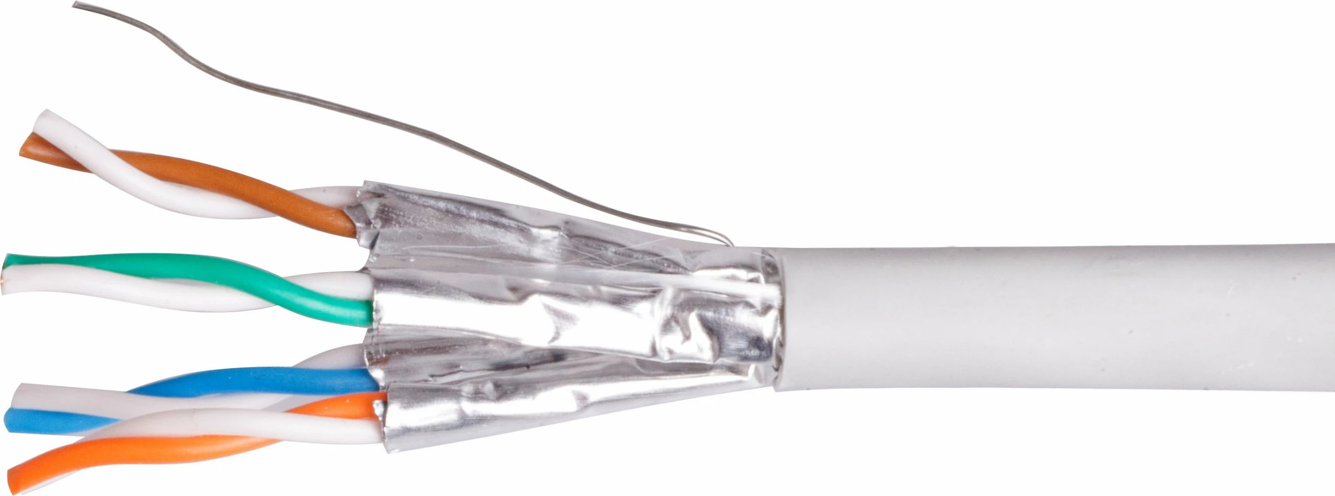 Kabllo rrjeti Cat6 Equip 100m, U/UTP, LSZH, gri