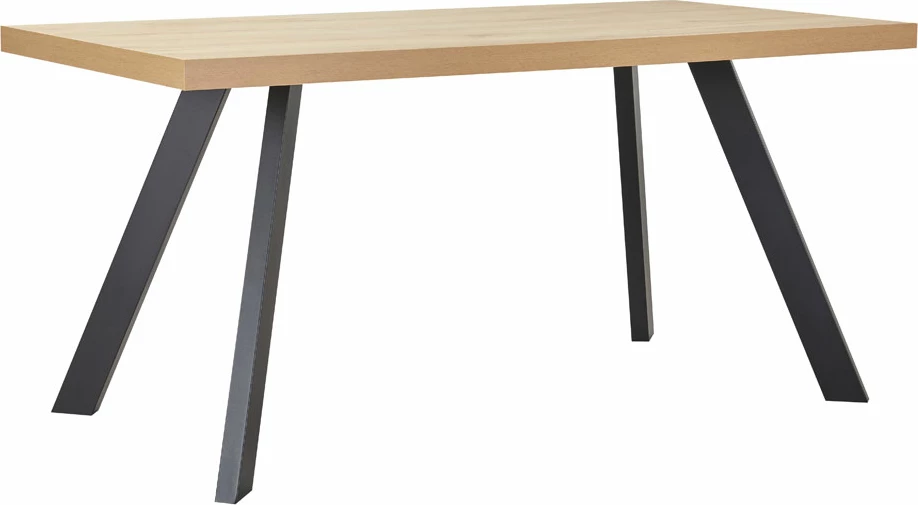 Tavolinë DRUVO, ngjyrë natyrale, 160x80x76