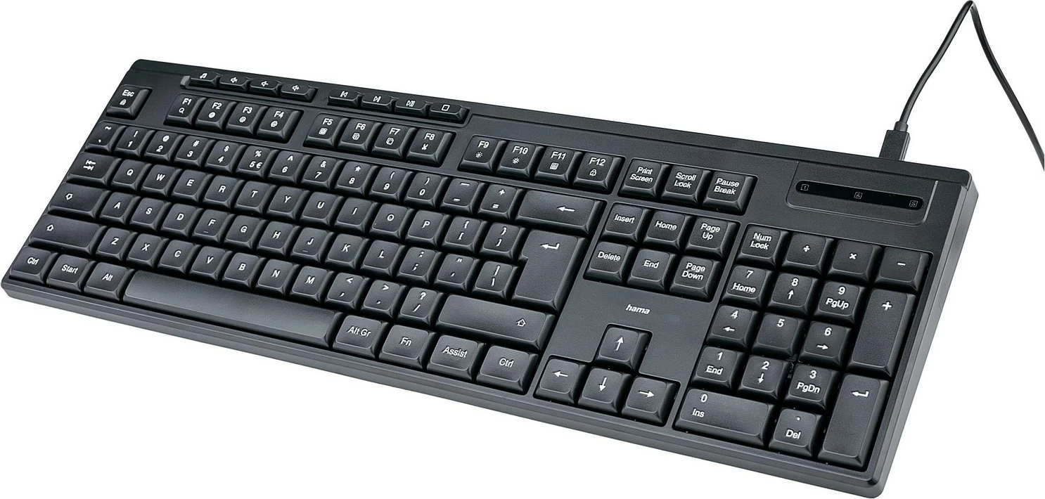 Tastierë Hama CK-200, me kabllo, e zezë