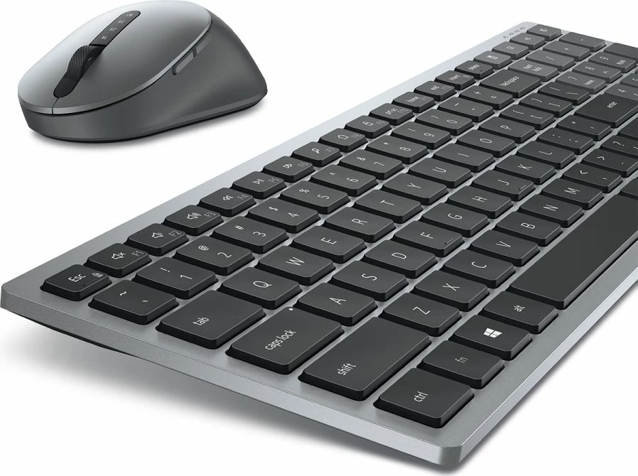 Set tastierë + maus Dell KM7120W (580-AIWM), wireless Bluetooth 5.0/2.4 GHz, US layout, maus optik 1600 DPI, e zezë