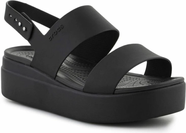 Sandale për Femra Crocs Brooklyn Low Wedge W, të zeza [Madhësia: 41 - 42]