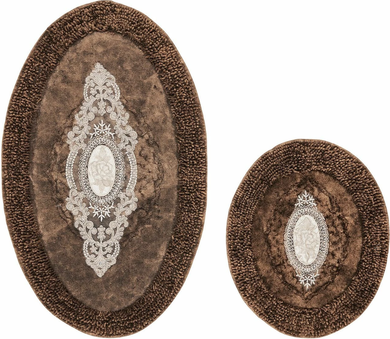 Set tapetash për banjo, 2 copë, Mijölnir Crown, ngjyrë kafe