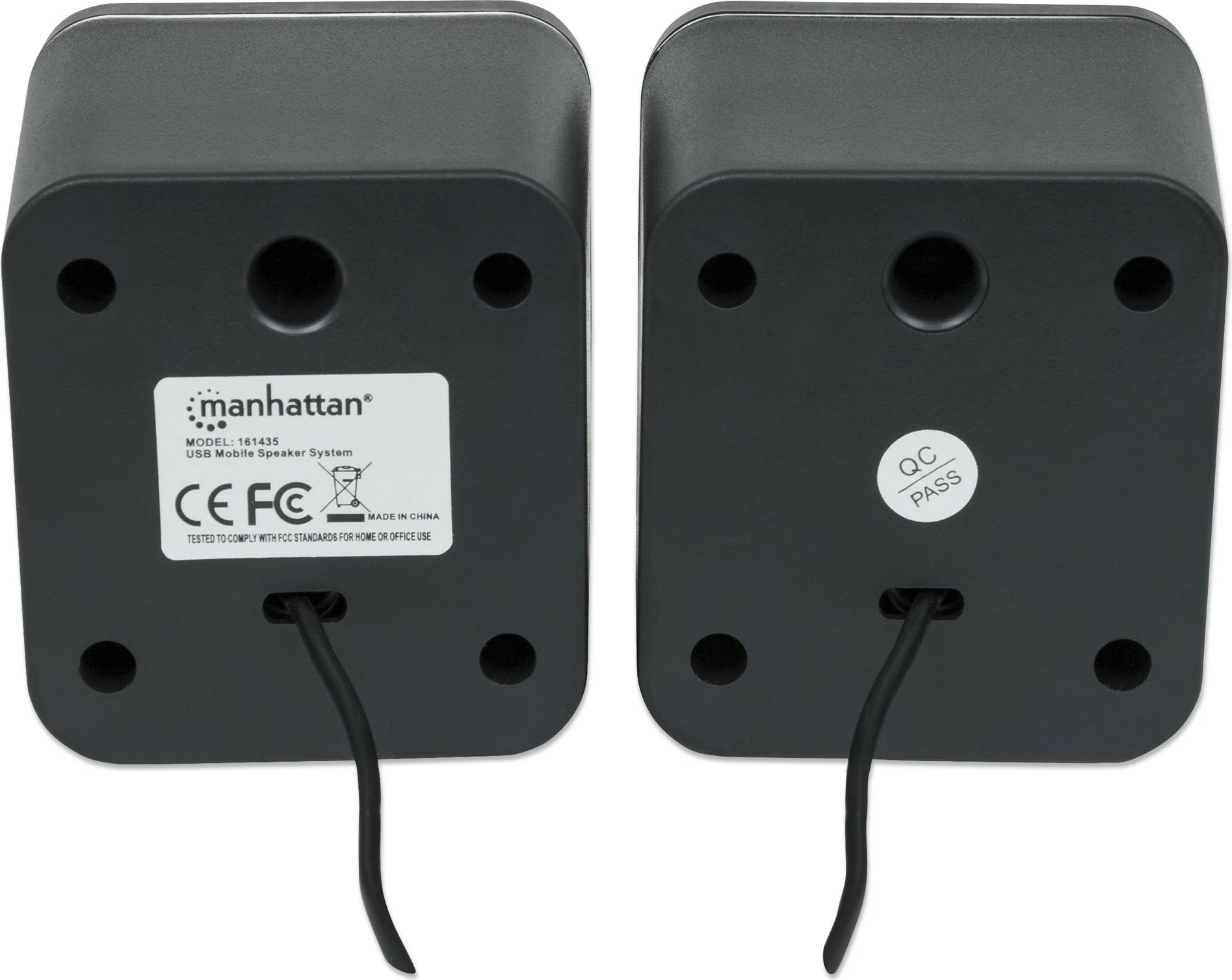 Boksa Manhattan 2600 Series, stereo, USB, 2x3W, për PC/Laptop, zi/gri