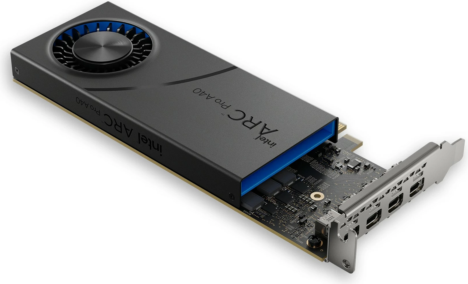 Kartelë grafike Intel ARC Pro A40, 6GB GDDR6, PCI Express x16, e zezë/gri