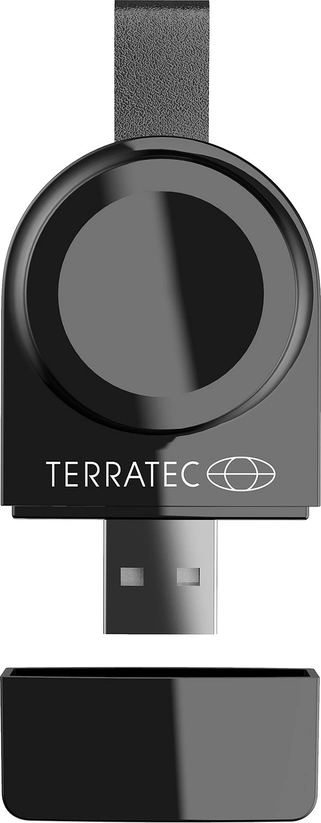 Karikues induktiv për Smartwatch TerraTec ChargeAIR Watch, USB 5V, i zi
