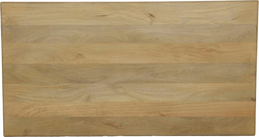 Tavolinë kafeje Spiral, dru mango natyral, 130x70x45cm