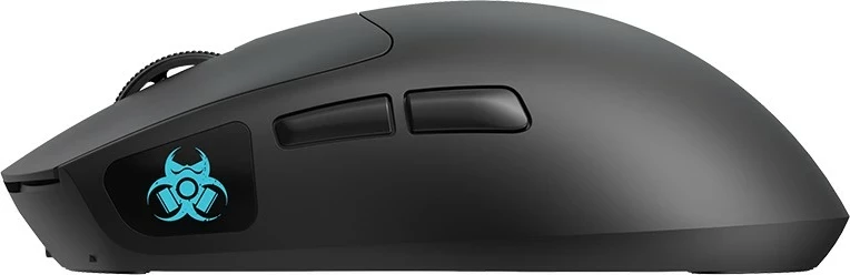 Maus Tracer GameZone Nippy, optik, 12000 DPI, pa kabllo ose me kabllo, i zi