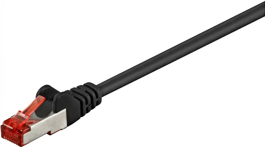 Kabllo rrjeti No-Name CAT6 RJ45 S/FTP 1m, e zezë