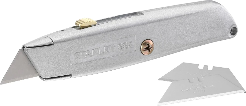 Thikë universale retraktueshme Stanley PRO 2-10-099, metal (aliazh zinku), gri