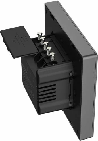 Ndërprerës muri smart Wi‑Fi SONOFF M5-1C-86, 1-kanal, standard EU 86, gri e errët