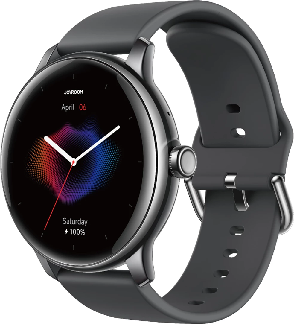 Smartwatch Joyroom JR-FC1 Classic Series, 1.28", Bluetooth 5.3, IP68, Gri e errët