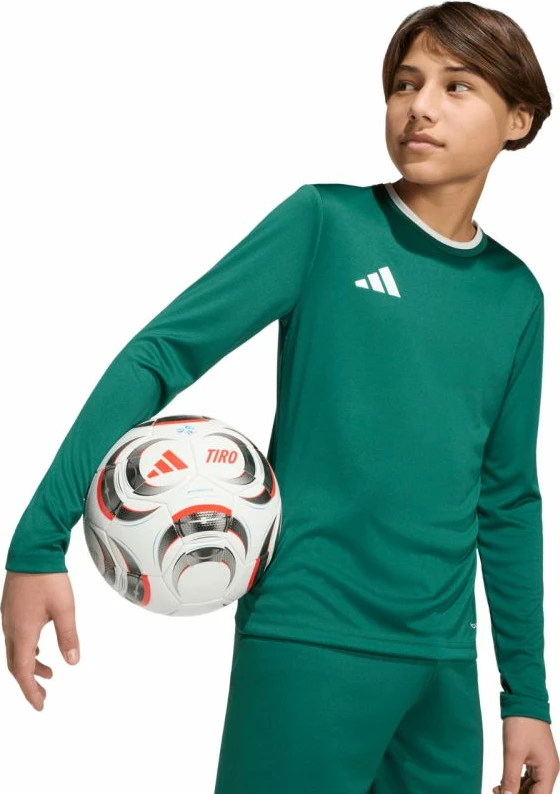 Fanellë me mëngë të gjata për fëmijë adidas Entrada 26, e gjelbër