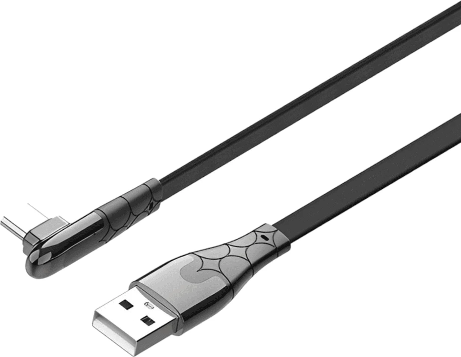 Kabllo e karikimit Ldnio 90 Angle 2.4A USB3.0 Data Cable
