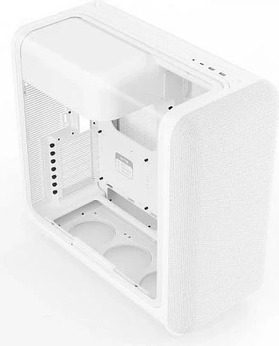 Kasë HYTE X50, Midi Tower, Tempered Glass, e bardhë