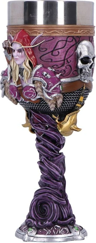 Mug NEMESIS NOW World of Warcraft Sylvanas, rezinë me insert inox, 19.5 cm, vjollcë, në kuti dhurate