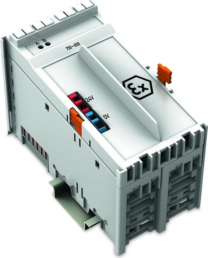 Modul furnizimi potenciali WAGO 750-606, 24V DC 1A, Ex i, gri